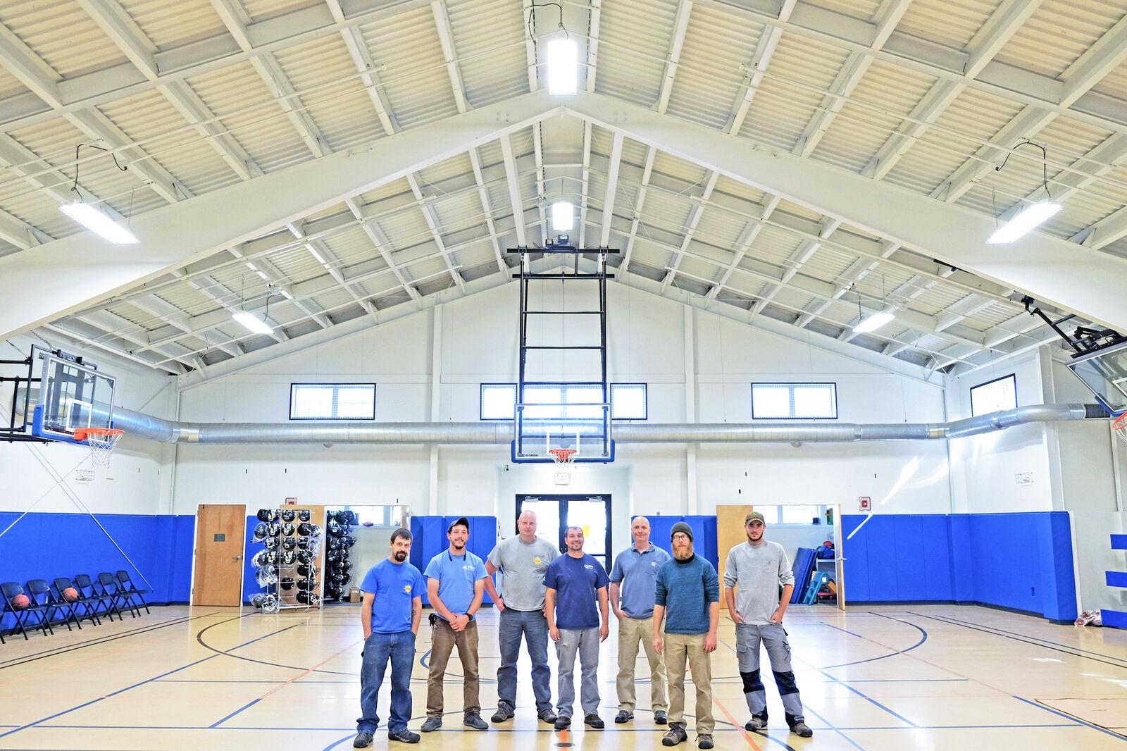 North Conway Community Center LED Install Team